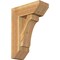 Ekena Millwork Legacy Slat Rough Sawn Bracket w/ Offset Brace, Western Red Cedar, 8"W x 20"D x 28"H BKT0806X20X28LEC06RWR - alternate 1